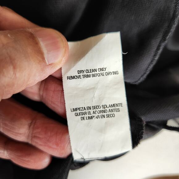 City Triangles Y2K Black Tiered Ruffled Mini‎ Dress Women's Large - Picture 10 of 12